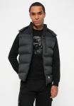 Куртка KARL LAGERFELD HOODED VEST, Black - фото 4