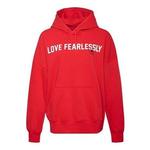 Свитер love the progress 2.0 oversized pullover hoodie 'red' Converse, красный - фото