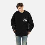 Толстовка мужская черная Evisu, черный - фото 3