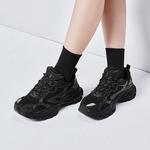 Кроссовки XTEP Basque Lifestyle Shoes Women's Low-top Black/Coal Black, черный - фото 8