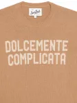 Джемпер с круглым вырезом «Dolcemente Complicata» Mc2 Saint Barth, коричневый - фото 3