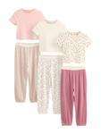 Пижама Next, Light Beige/Rose/Magenta - фото