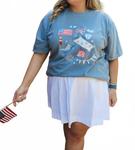 Юбка плиссе Zara Vacay Countdown в белом цвете Adrienne - фото