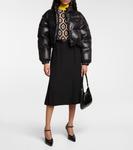 Укороченный пуховик Re-Nylon Prada, Nero - фото 2