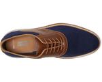 Оксфорды Johnston & Murphy Upton Knit Saddle, цвет Navy Knit/Tan Full Grain - фото 2