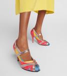 Кожаные туфли tabi с декором Maison Margiela, мультиколор - фото 4