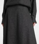 Юбка миди Jaspé Vince, Med H Grey - фото 4