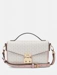 Сумка-кроссбоди Elaina с микропринтом Guess Factory, розовый - фото
