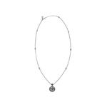 GUCCI Серебряное ожерелье с подвеской Interlocking G - фото 5