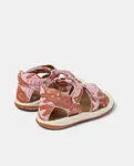 Кожаные сандалии для девочек Bicho Twins Camper, розовый - фото 2