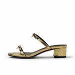 SHOEMAKER QUEEN Женские слайдеры черные, цвет Black - фото 6