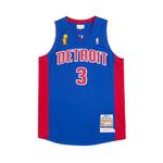 Майка Mitchell & Ness Pistons 2003 Ben Wallace Jersey Mitchell Ness, синий - фото 4