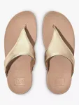 Шлепанцы FitFlop Lulu leather, цвет platino - фото 4
