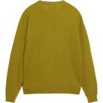 Вязаная вафельная футболка из кашемира Stussy, молочно-белый - фото 3