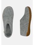 Тапочки glerups Hausschuh Naturkautschuksohle, серый - фото 3