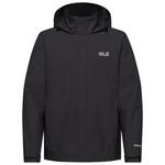 Куртка Trailtime 2l - дождевик Jack Wolfskin, черный - фото