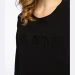 Сверху пижама обычного кроя. Dkny, черный - фото 4