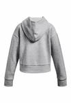 Толстовка Rival Crop Under Armour, цвет mod gray light heather - фото 2