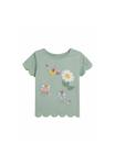 Футболка с принтом JoJo Maman Bébé, зеленый - фото