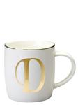 Чашка буква 'D' ⌀ 8,6 Bitossi, белый - фото