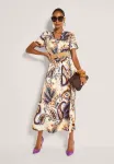 Платье макси Madeleine, Off-White Chestnut Multicolour - фото 2