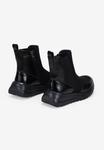 Ботильоны на танкетке CON CREMALLERA Bosanova, черный - фото 3
