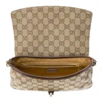 GUCCI Сумка Canvas Medium Women's Brown - фото 5