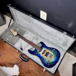 ESP Custom Shop Snapper CTM Бурый Тополь Nebula Blue Burst - фото 12