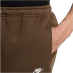 Брюки Nike Club Fleece Joggers, цвет Mosswood Brown/Mosswood Brown/White - фото 3