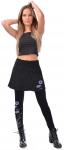 Леггинсы Outer Vision Dark Poppies Woman's Leggins Skirt, черный - фото