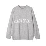 Свитер унисекс BLACK OF EXIT, темно-красный - фото 5