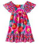 Платье из хлопка с принтом Чита Плим Fábula, Colorido - фото