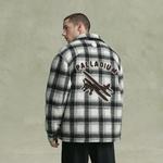 Стеганая куртка унисекс Palladium, оранжевый/белый - фото 6