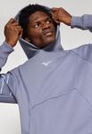 Худи Mizuno ATHLETICS HOODIE, Blue Granite/Blue-Grey - фото 4