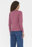 Джемпер Saint Tropez MILASZ PULLOVER, Red Violet Melange/Mottled Dark Red - фото 3