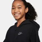 Толстовка Nike Sportwear для девочек, черный - фото 4