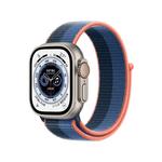 Biaodaige Часы Strap Apple Compatibility Nylon Material, Black Rainbow - фото 8