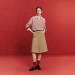 ELLE Свитшот Women's Stripes Lapel Moderate Regular - фото 5