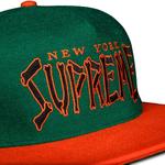 Пятипанельный логотип Supreme Bones, зеленый - фото 3