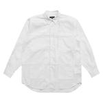 Рубашка Comme des Garçons Homme Plus Mesh Button Down Shirt 'White', белый - фото