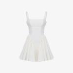 Платье мини Florianne с корсетом из смесового хлопка House Of Cb, слоновая кость - фото