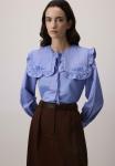 Блуза Touché Privé Button-down blouse, Blue - фото