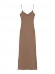 Bershka Платье в темно-бежевом цвете - фото