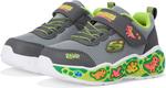 Кроссовки SKECHERS KIDS Play Scene 407312N, Charcoal/Lime - фото