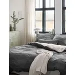 Двустороннее постельное белье Irisette «Wave-HK 8557», мягкое и дышащее, серый - фото