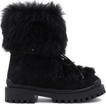 Женские модные ботинки Aquatalia Cinda, Black Suede - фото 7