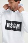 Хлопковая толстовка MSGM, белый - фото 5