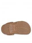 Мюли Crocs Toddler Classic Clog 206990, коричневый - фото 4