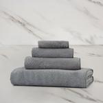 Банное полотенце Frette однотонное 100x150, серый - фото