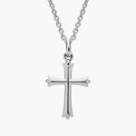 Детский необычный крестик-подвеска из стерлингового серебра Blue Nile - фото